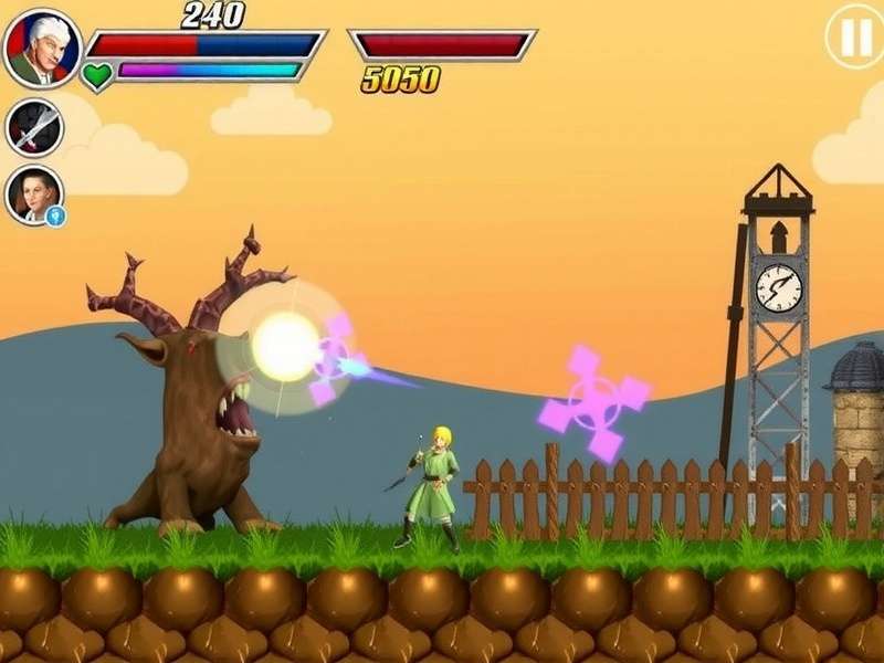 Intense sword combat in Daring Swordsman Daring Swordsman Gameplay Screenshot